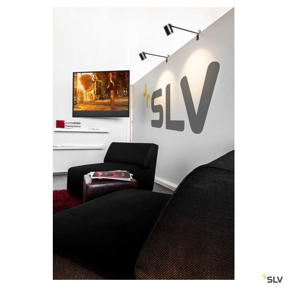 SLV ANELA LED Displayleuchte, 3000K, 50°, schwarz
