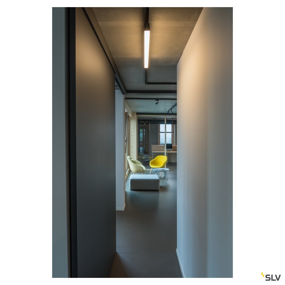 SLV SIGHT, für Hochvolt-Stromschienen 3Phasen, LED, 3000K, schwarz, inkl. 3 Phasen-Adapter