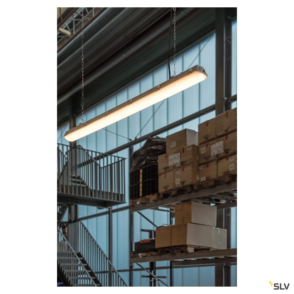 SLV IMPERVA 150 CW, LED Outdoor Wand- und Deckenaufbauleuchte, IP66, grey, 3000K