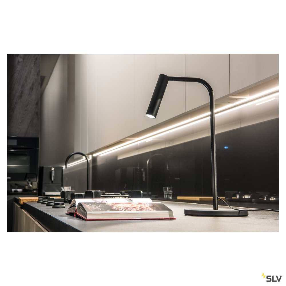SLV KARPO TL, LED Indoor Tischleuchte, schwarz, 3000K