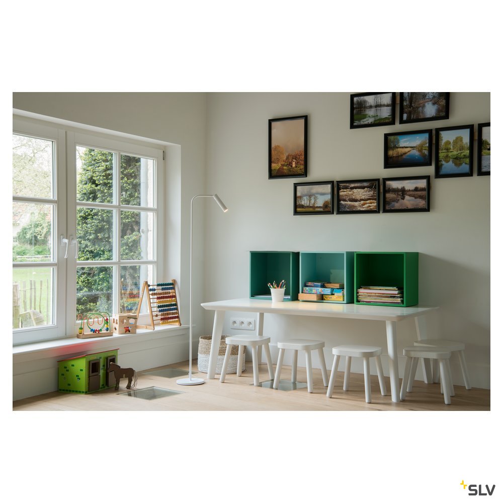 SLV KARPO FL, LED Indoor Stehleuchte, weiß, 3000K