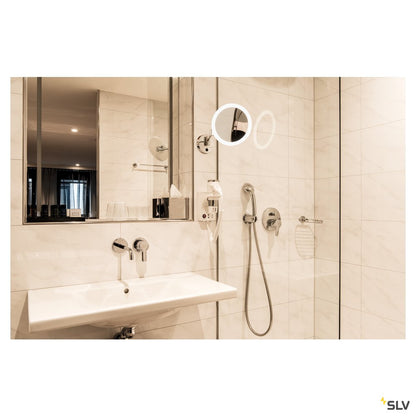SLV MAGANDA WL, LED Outdoor Wandaufbauleuchte, chrom, IP44, 3000K