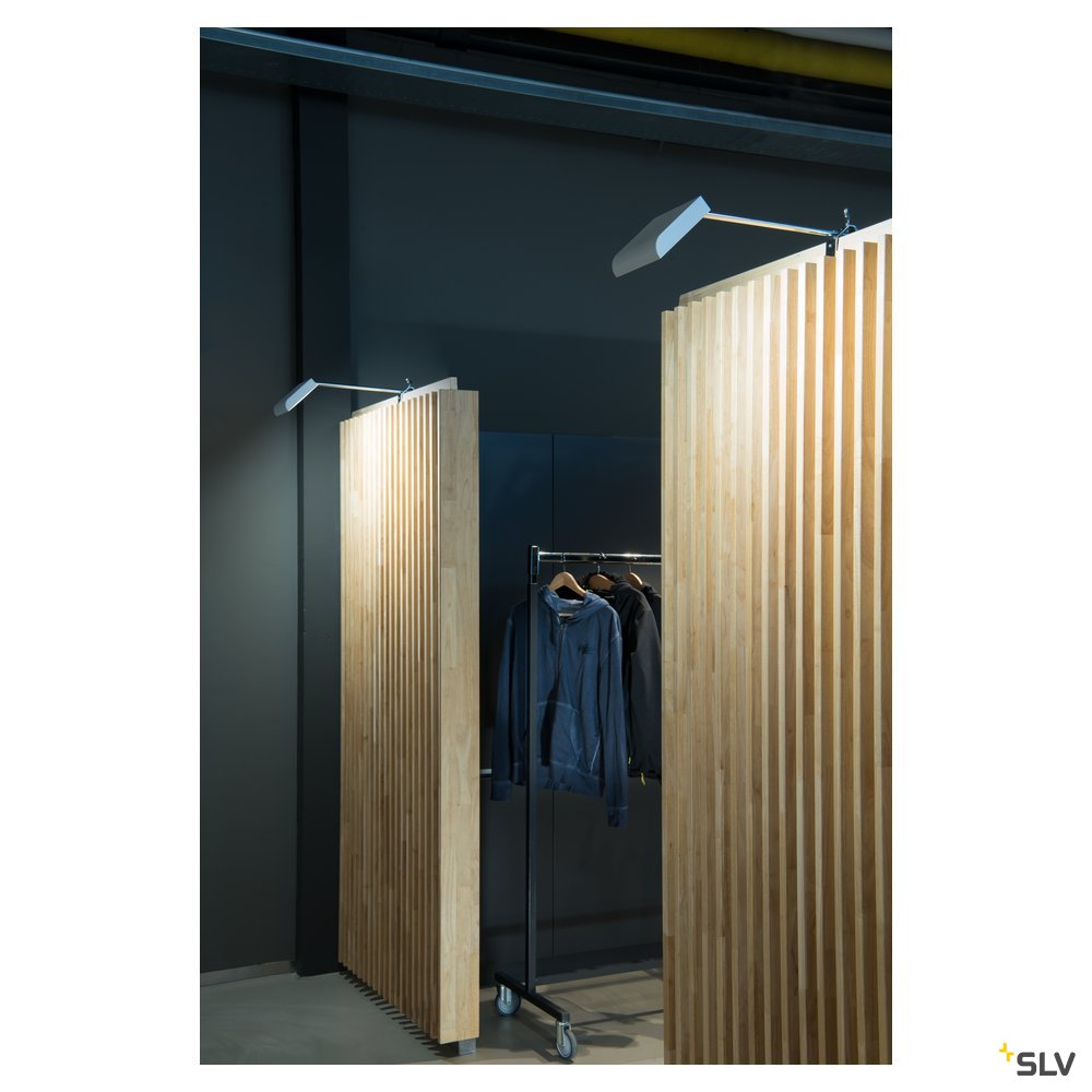 SLV DALO Display WL, LED Indoor Displayleuchte, silbergrau, 4000K, 120°