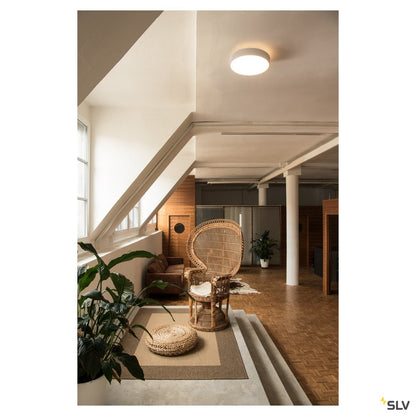 SLV MEDO 40 CW, CORONA, LED Indoor Wand- und Deckenaufbauleuchte, DALI, weiß, 3000/4000K