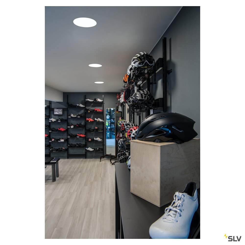 SLV MEDO 30 EL, LED Indoor Deckeneinbauleuchte, rahmenlose Version, weiß, 3000/4000K