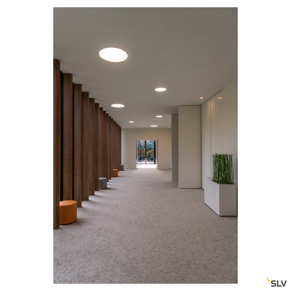 SLV MEDO 60 EL, LED Indoor Deckeneinbauleuchte, Rahmenversion, weiß, 3000/4000K