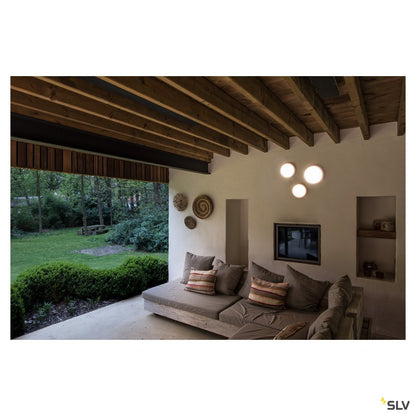 SLV RUBA 16 CW, LED Outdoor Wand- und Deckenaufbauleuchte, weiß, IP65, 3000/4000K