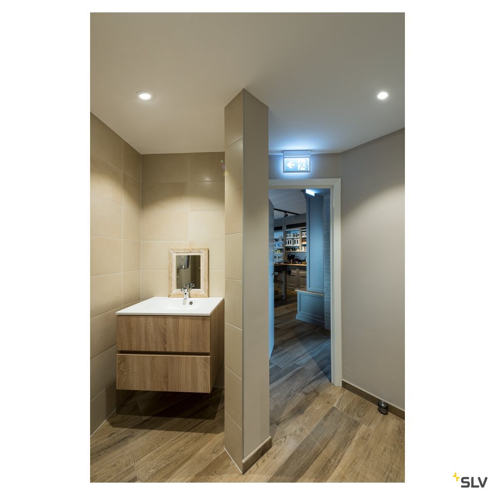 SLV NEW TRIA rund, LED Indoor Deckeneinbauleuchte, weiß, 1800-3000K, 7,2W