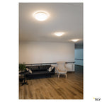 SLV LIPSY 50 Dome, LED Outdoor Wand- und Deckenaufbauleuchte, weiß, IP44, 3000/4000K
