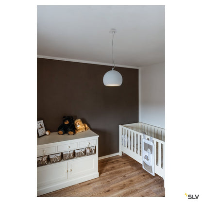 SLV PLASTRA 25 PD, Indoor Pendelleuchte, TCR-TSE, weiß, 11W