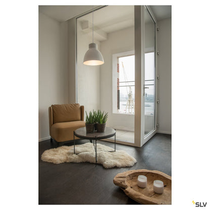 SLV PARA DOME E27, Aluminiumreflektor, weiß