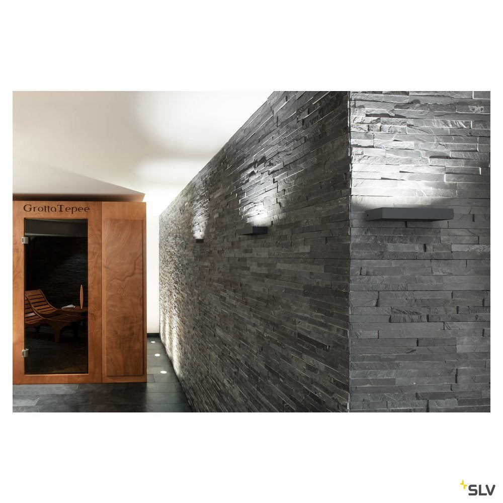 SLV PEMA® WL, LED Outdoor Wandaufbauleuchte, IP54, antracite, 3000K