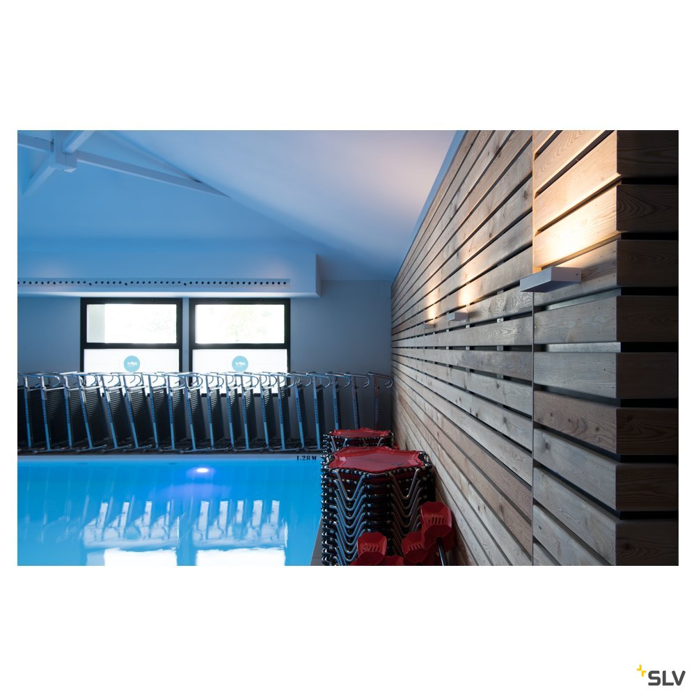 SLV PEMA® WL, LED Outdoor Wandaufbauleuchte, IP54, weiß, 3000K