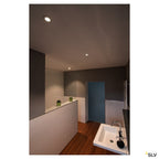 SLV PATTA-I, LED Outdoor Deckeneinbauleuchte, rund DL IP65 weiß 1800-3000K