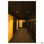 SLV PATTA-I, LED Outdoor Deckeneinbauleuchte, eckig DL IP65 schwarz 1800-3000K