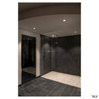 SLV PATTA-I, LED Outdoor Deckeneinbauleuchte, eckig DL IP65 weiß 1800-3000K