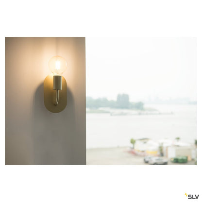 SLV FITU WL, Indoor Wandaufbauleuchte, E27, gold, max. 24W
