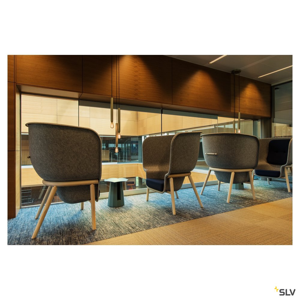 SLV FITU PD, Indoor Pendelleuchte, E27, soft gold, max. 60W