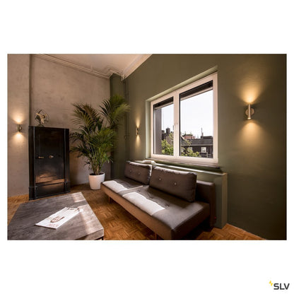 SLV KARPO Up/Down WL, LED Indoor Wandaufbauleuchte, soft gold, 3000K, 10W