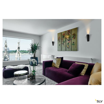 SLV ALTRA DICE WL-2, Indoor Wandaufbauleuchte, QPAR51, schwarz