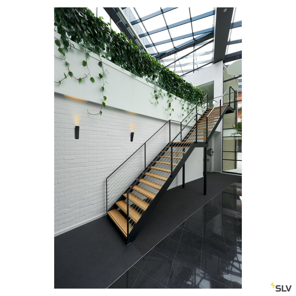 SLV ALTRA DICE WL-2, Indoor Wandaufbauleuchte, QPAR51, schwarz