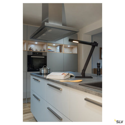 SLV MECANICA PLUS TL, Indoor LED Tischleuchte, 2700-6500K, schwarz