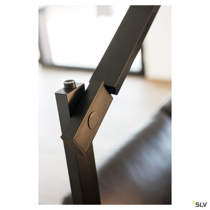 SLV MECANICA PLUS FL, Indoor LED Stehleuchte, 2700-6500K, schwarz