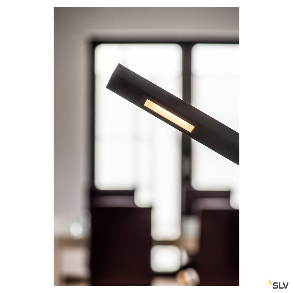 SLV MECANICA PLUS FL, Indoor LED Stehleuchte, 2700-6500K, schwarz