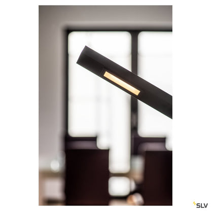 SLV MECANICA PLUS FL, Indoor LED Stehleuchte, 2700-6500K, schwarz