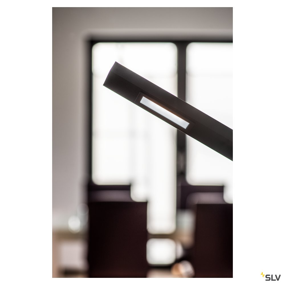 SLV MECANICA PLUS FL, Indoor LED Stehleuchte, 2700-6500K, schwarz