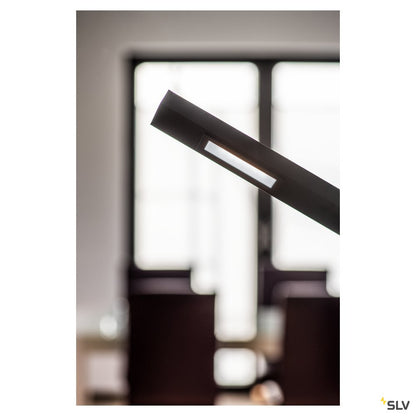 SLV MECANICA PLUS FL, Indoor LED Stehleuchte, 2700-6500K, schwarz