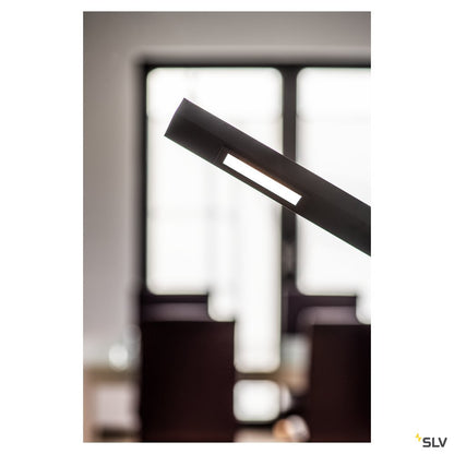 SLV MECANICA PLUS FL, Indoor LED Stehleuchte, 2700-6500K, schwarz