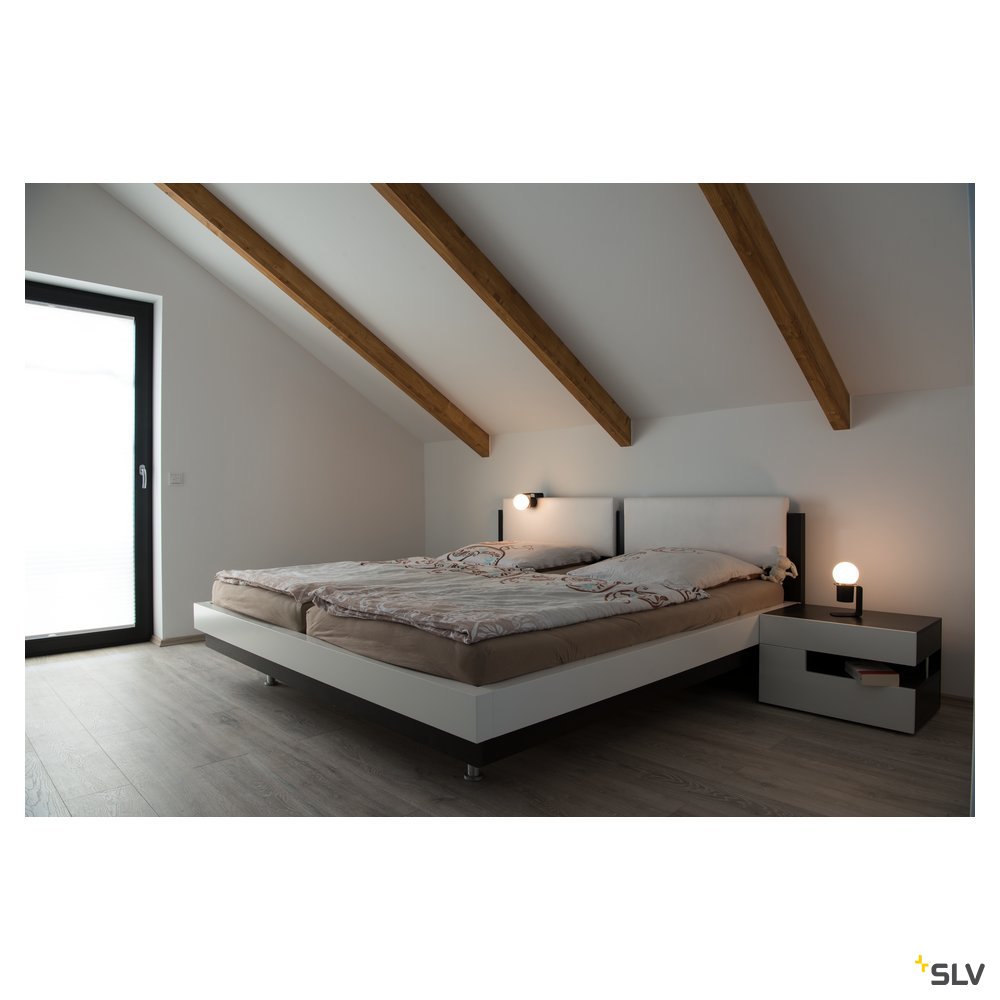 SLV TONILA mobile Akkuleuchte, schwarz, 3 Stufen dimmbar, 2700K