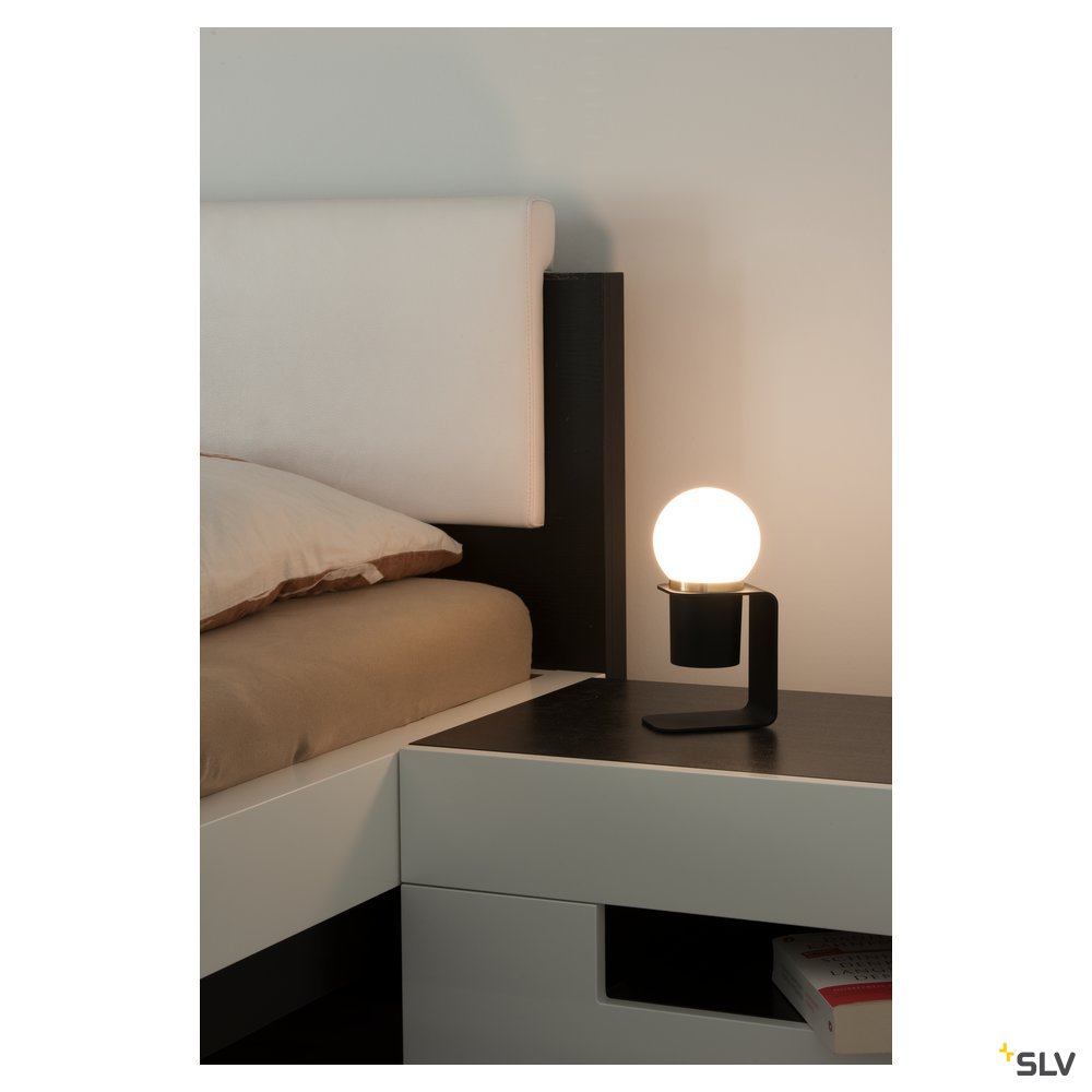 SLV TONILA mobile Akkuleuchte, schwarz, 3 Stufen dimmbar, 2700K