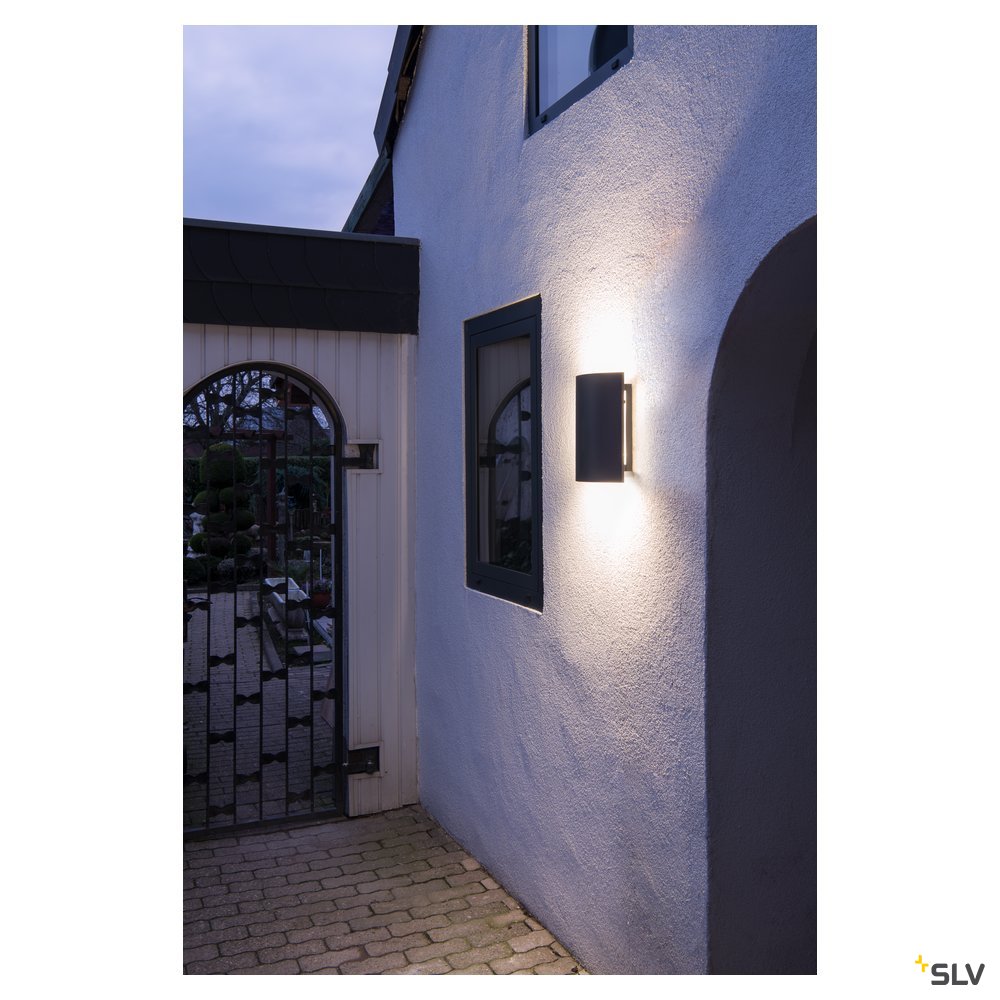 SLV LED SAIL WL LED Outdoor Wandaufbauleuchte 3000K anthrazit IP54