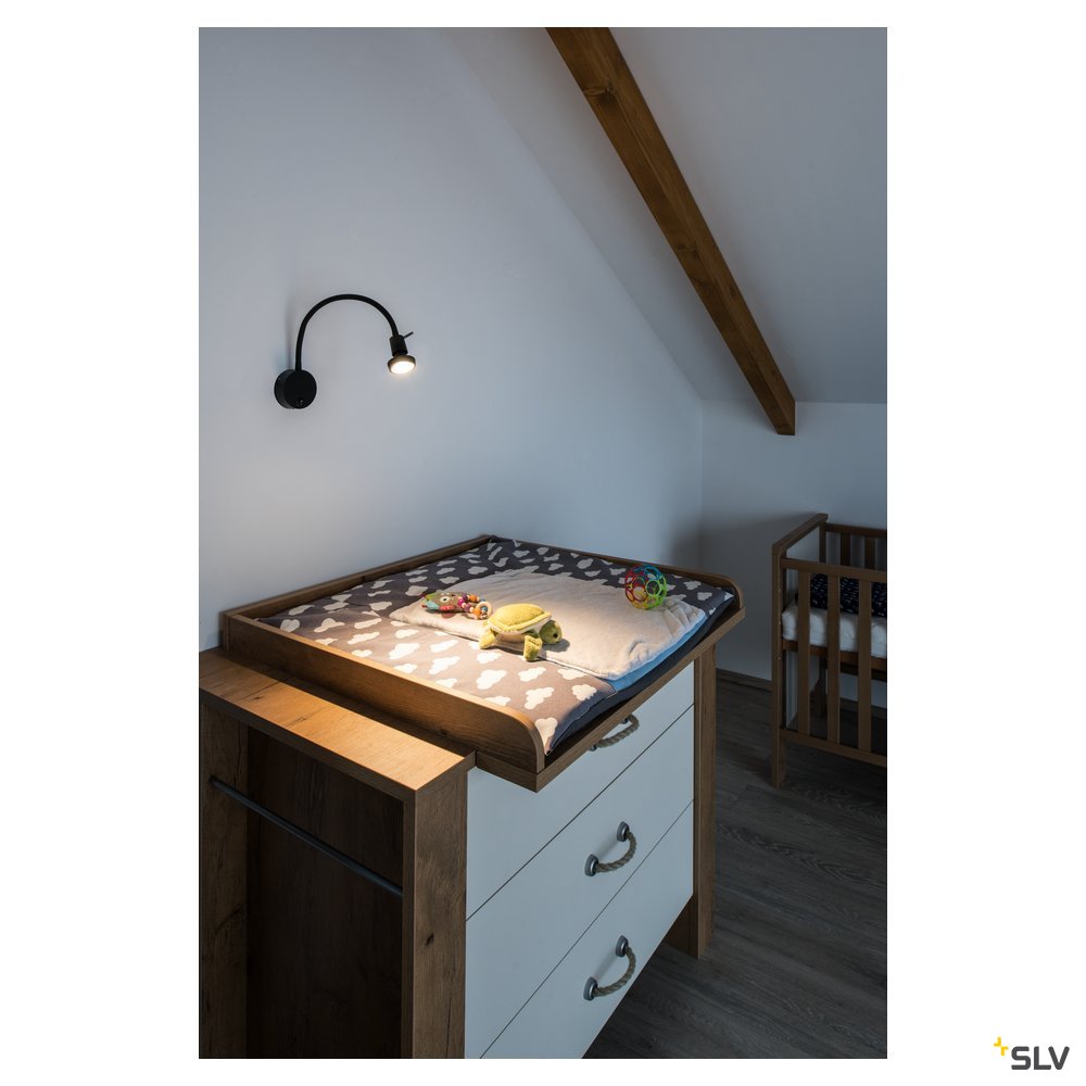 SLV Decoring 51mm für GU10, schwarz