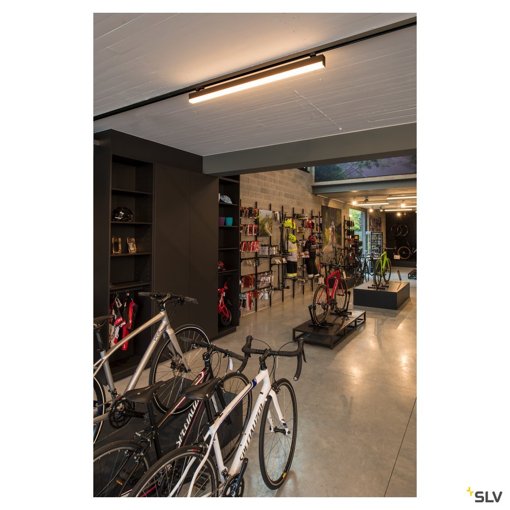 SLV SIGHT DALI , für Hochvolt-Stromschienen 3Phasen, LED, 3000K, schwarz, inkl. 3 Phasen-Adapter
