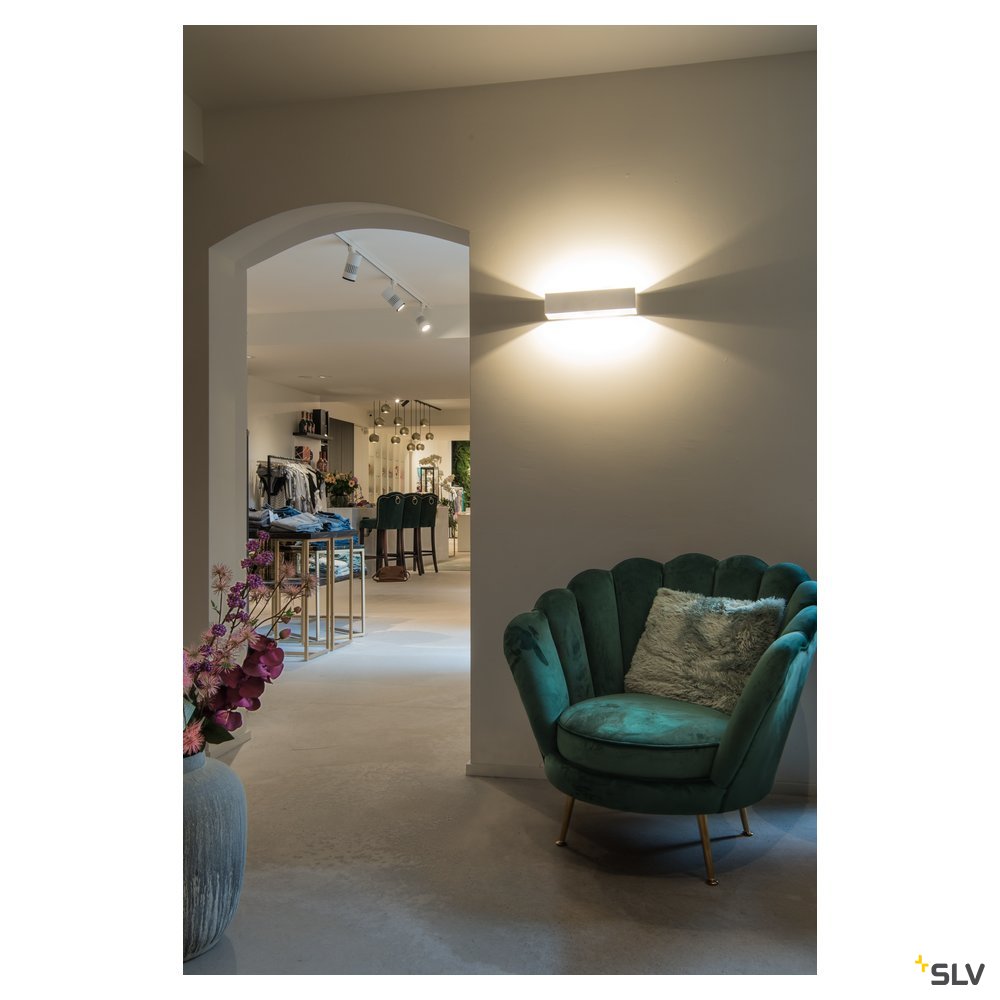 SLV LOGS IN L Indoor LED Wandaufbauleuchte weiß 3000K TRIAC dimmbar