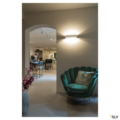 SLV LOGS IN L Indoor LED Wandaufbauleuchte weiß 3000K TRIAC dimmbar
