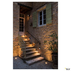 SLV DOWNUNDER OUT round WL Outdoor LED Wandeinbauleuchte anthrazit 3000K