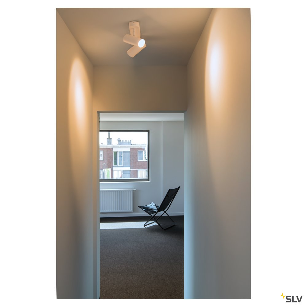 SLV NOBLO II Indoor LED Deckenaufbauleuchte 2700K weiß