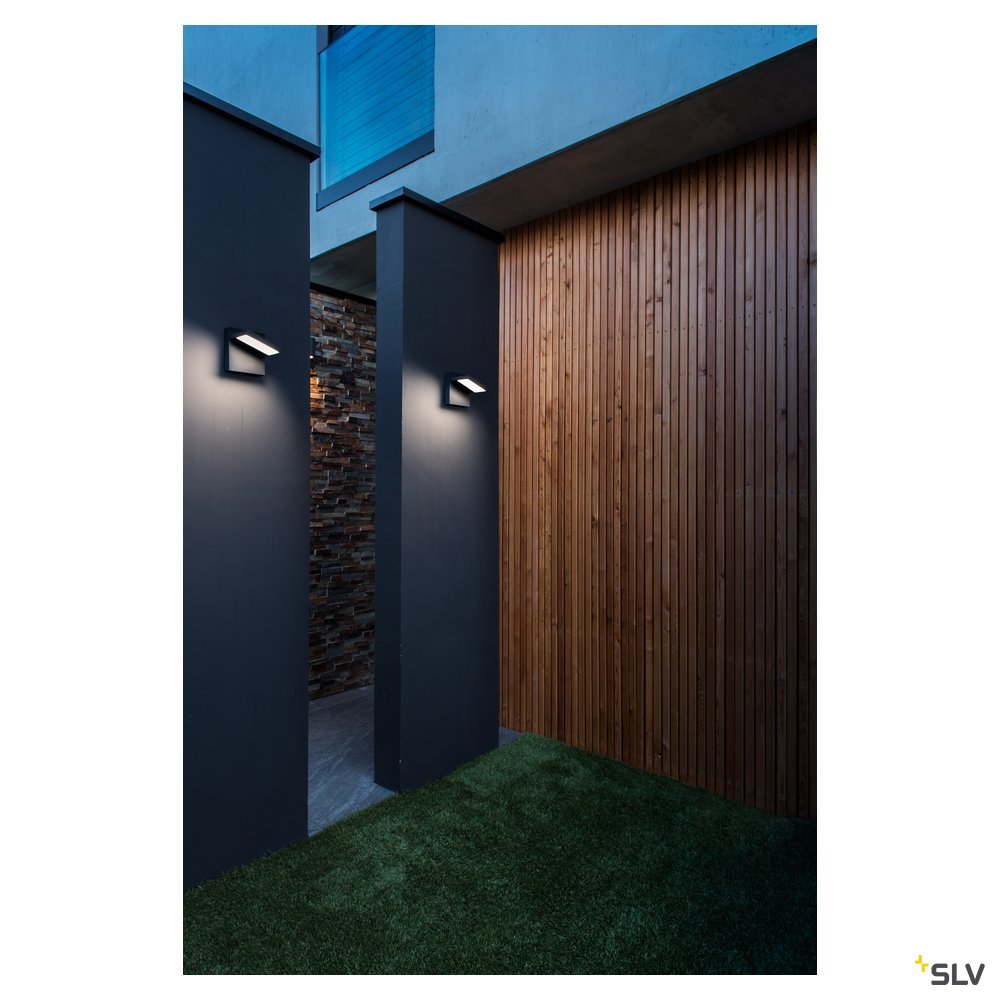 ABRIDOR, Outdoor LED Wandaufbauleuchte IP55 anthrazit 3000/4000 K