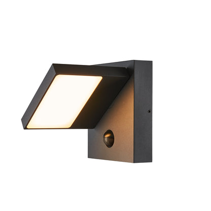 ABRIDOR SENSOR, Outdoor LED Wandaufbauleuchte IP55 anthrazit 3000/4000 K