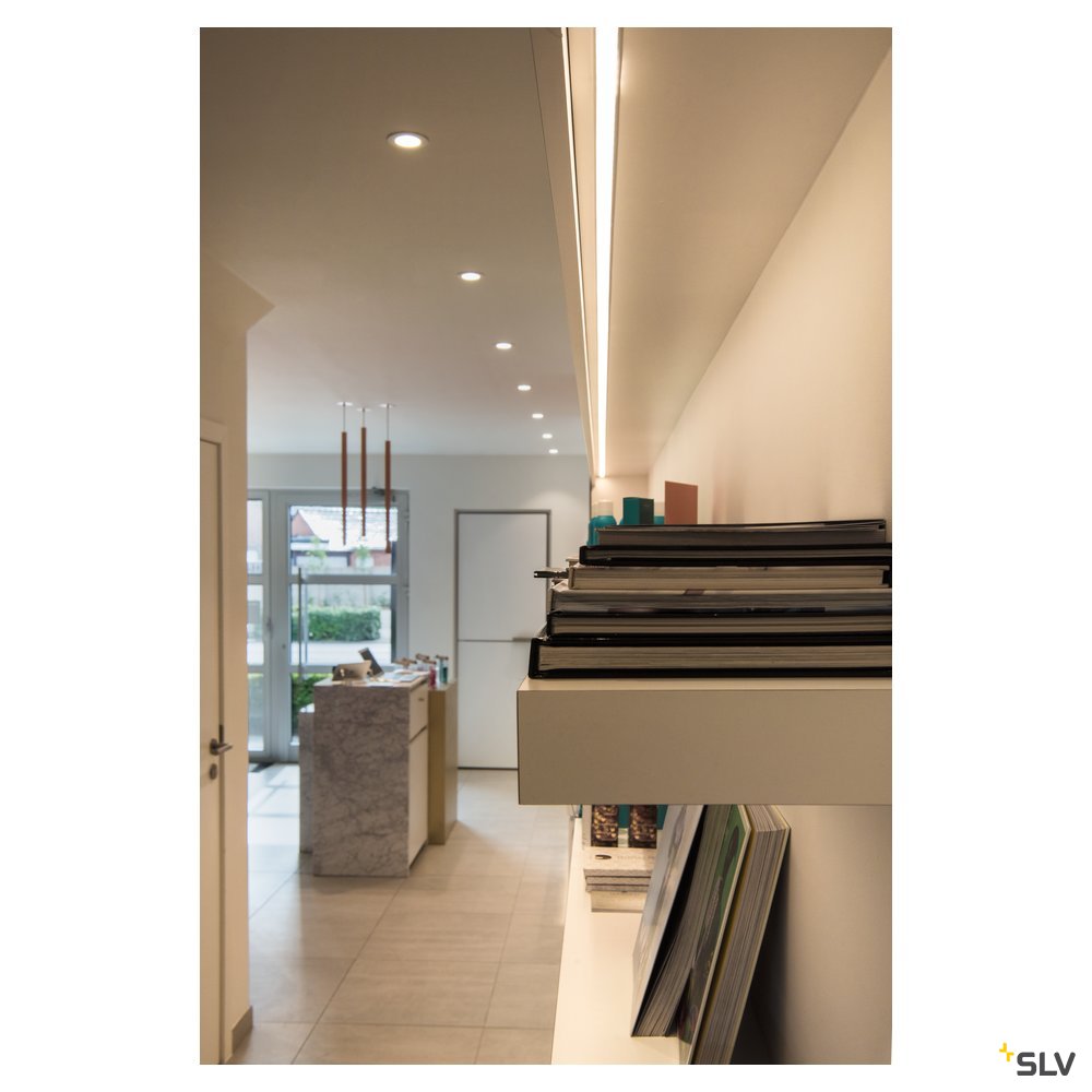 SLV HELIA 30 PD, LED Indoor Pendelleuchte, soft gold, 3000K, Aufbauversion