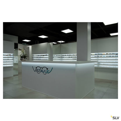 SLV LED PANEL 600x600 Indoor LED Deckeneinbauleuchte weiß 4000K UGR<(><<)>19