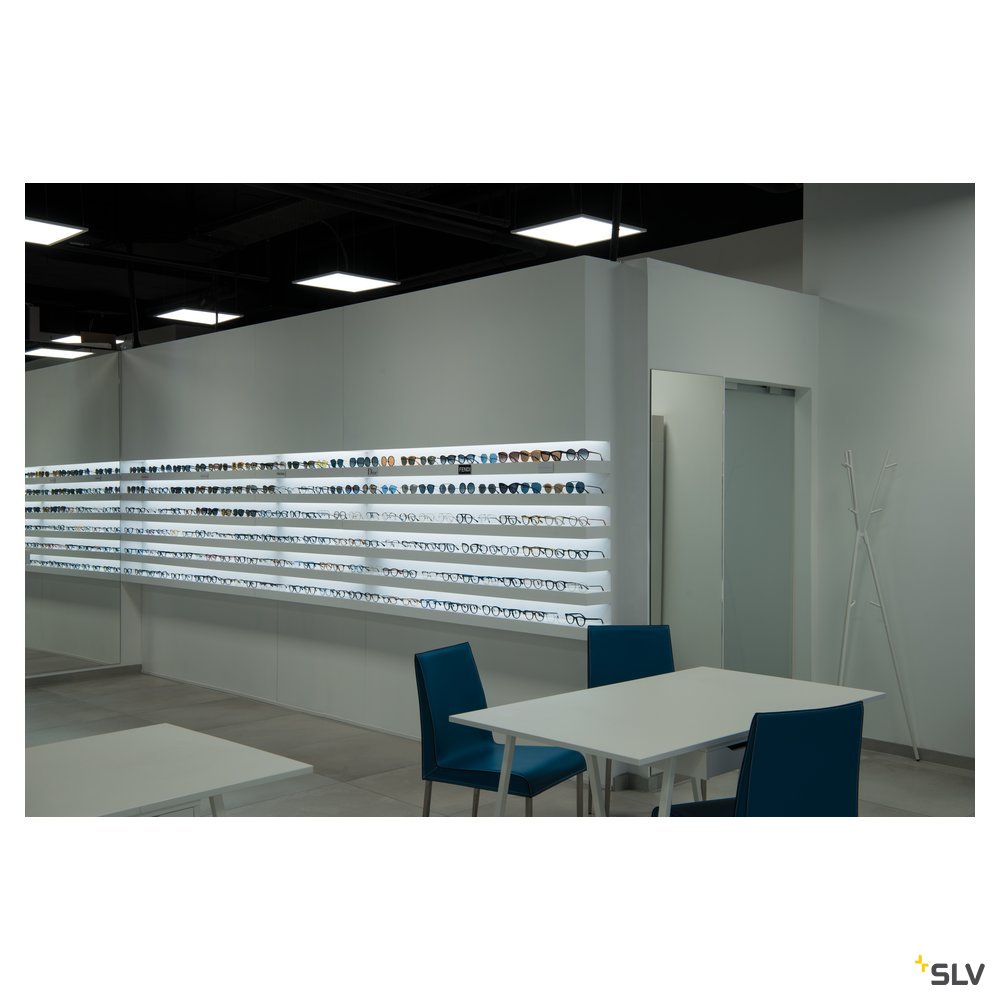 SLV LED PANEL 600x600 Indoor LED Deckeneinbauleuchte weiß 4000K UGR<(><<)>19