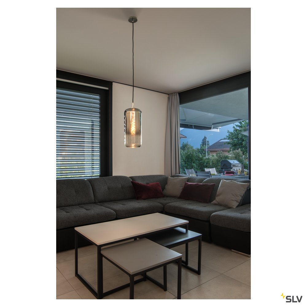 SLV PANTILO 16 Indoor Pendelleuchte E27 chrom