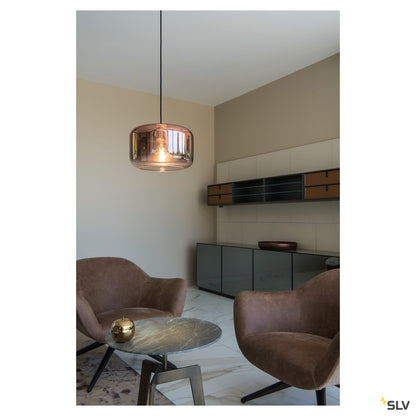 SLV PANTILO 28 Indoor Pendelleuchte E27 kupfer