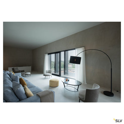 SLV FENDA BOW BASIS E27 Indoor Stehleuchte schwarz