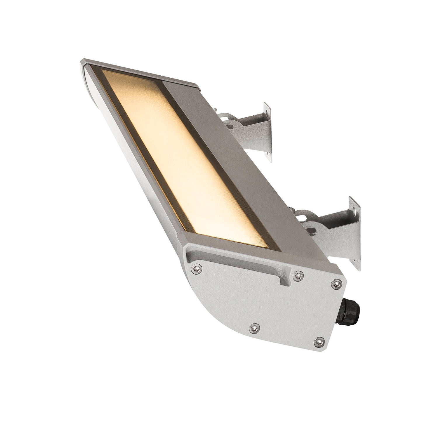 VANO WING SP DALI, Wandaufbauleuchte grau 25 W 1400 lm 3000 K CRI 80 120° DALI